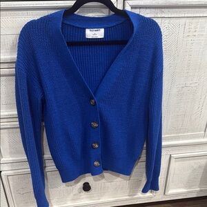 Old Navy Women's Blue Sweater- hardly worn